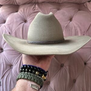Classic Stetson Tan Cowboy Hat 7 3/8